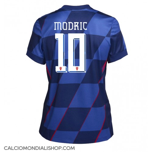 Maglie da calcio Croazia Luka Modric #10 Seconda Maglia Femminile Europei 2024 Manica Corta